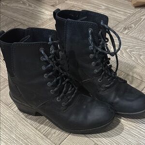 Teva Foxy Black Lace-Up Ankle Boots Waterproof